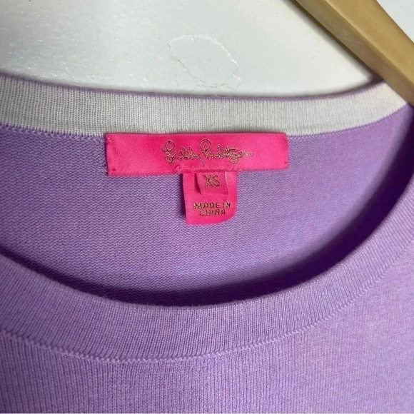Lilly Pulitzer Purple Callee Bell Sleeve Sweater Size XS - Picture 6 of 8
